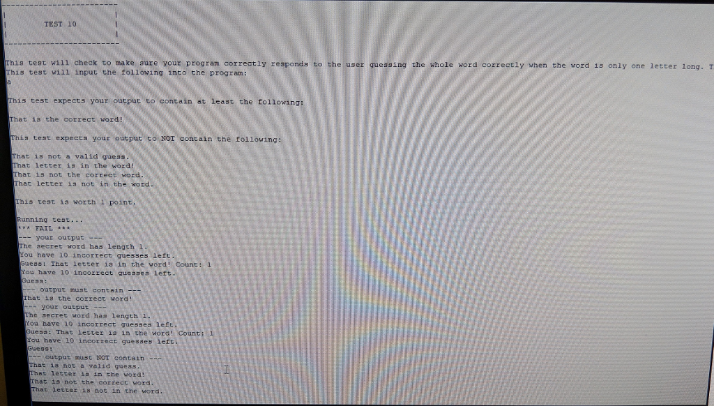 length " + str(len(secret_word)) + ".") # Loop till user made a