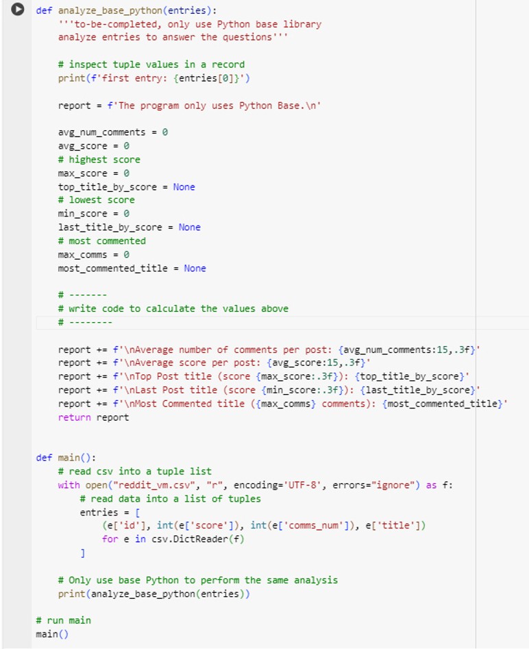  PYTHON ONLY PLEASE. THIS IS AN ENTRY LEVEL PROJECT WITH TUPLES/LISTS