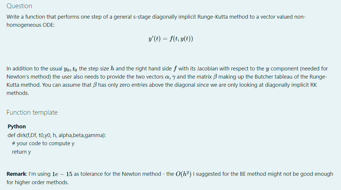 Can anyone write a Python programme for the following question? Write a