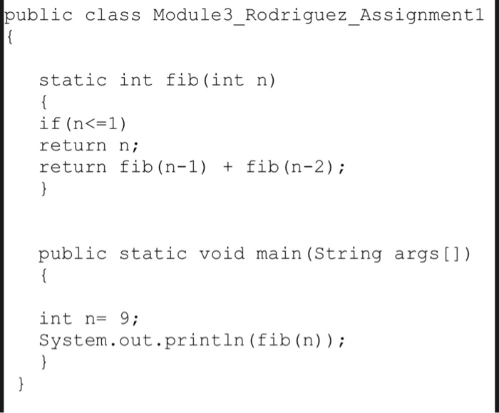 a solution for the problem below: Analyze the time complexity of the