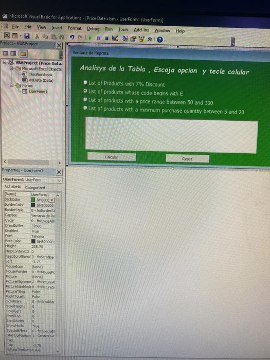 actually calculate those lists? E G 3% $55 A D 1 Price