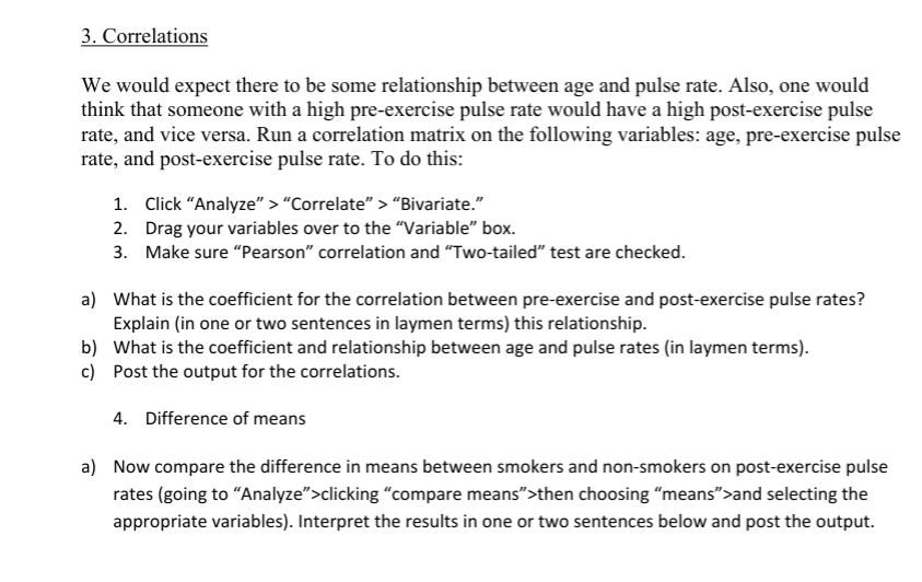 details as possible, and answer the questions below. Assume we are conducting