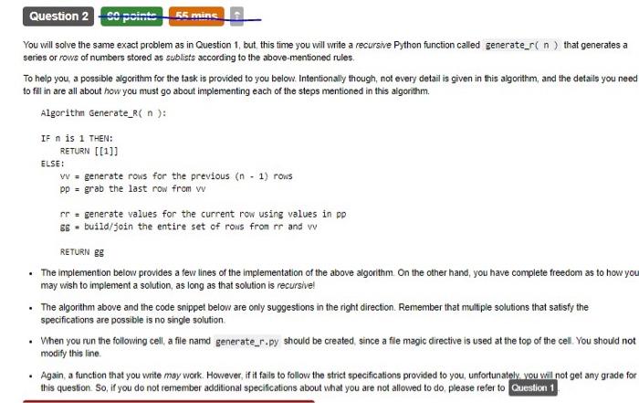 Vitrite an iterative Python function called generate_i(n) that generates a series or