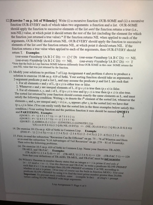 instructions on how to submit. SECTION 1 (Nonrecursive Preliminary Problems) The three