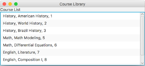 new window pops up after a double click after reading off of