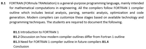 Compare First Compiler outline (5 Steps) vs Modern. What's difference. Thanks! FORTRAN