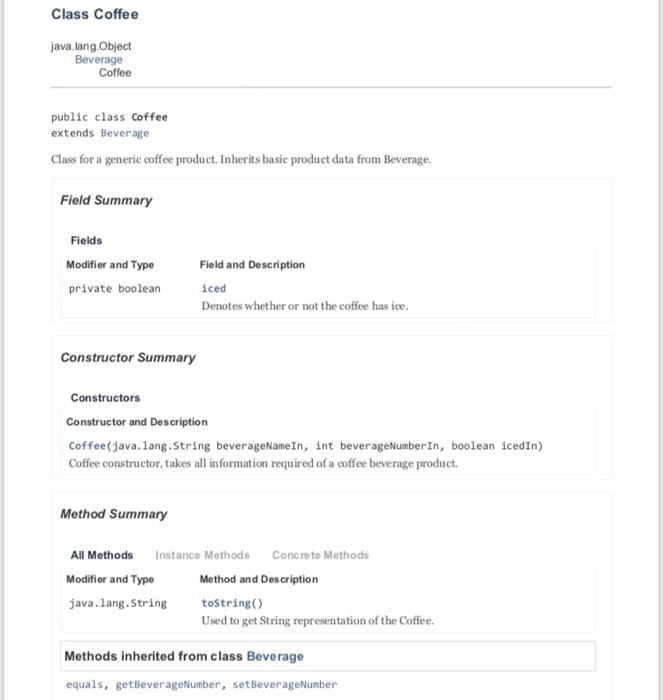 and Type private java.lang.String beverageName Field and Description The name of the