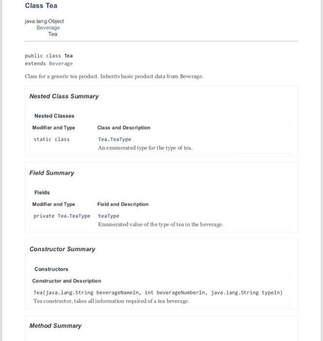 The largest allowed value for a beverage private static int number, set