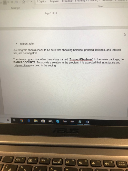 The bank executives ask a team of software analysts to develop a