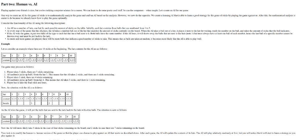 sequentially. On each player's turn, they must remove between 1 and 3