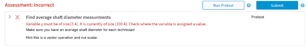 keeps giving this error 4. Using the for loop The Quality department