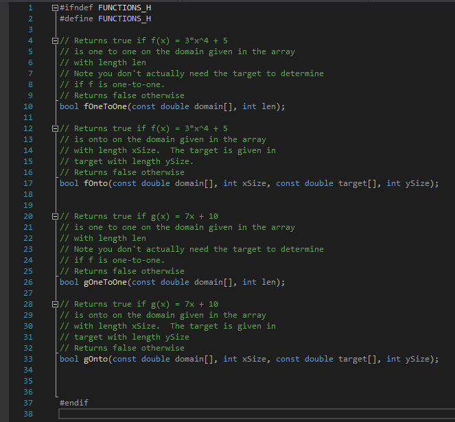 functions f(x) = 3r4 +5 and g(1) = 7x+10. You will write