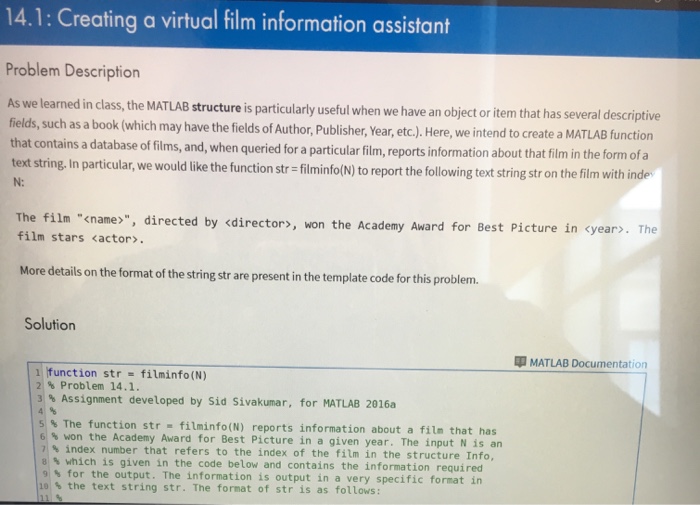  Hello, I need help writing this Matlab Code. Thank you in