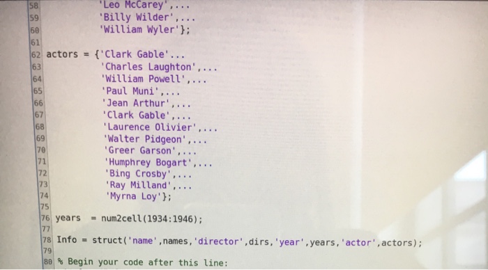 an object or item that has several descriptive fields, such as a