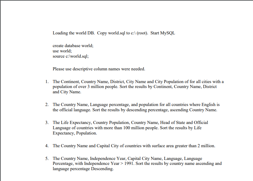 documents. The assignment directions are contained in the following pdf file named
