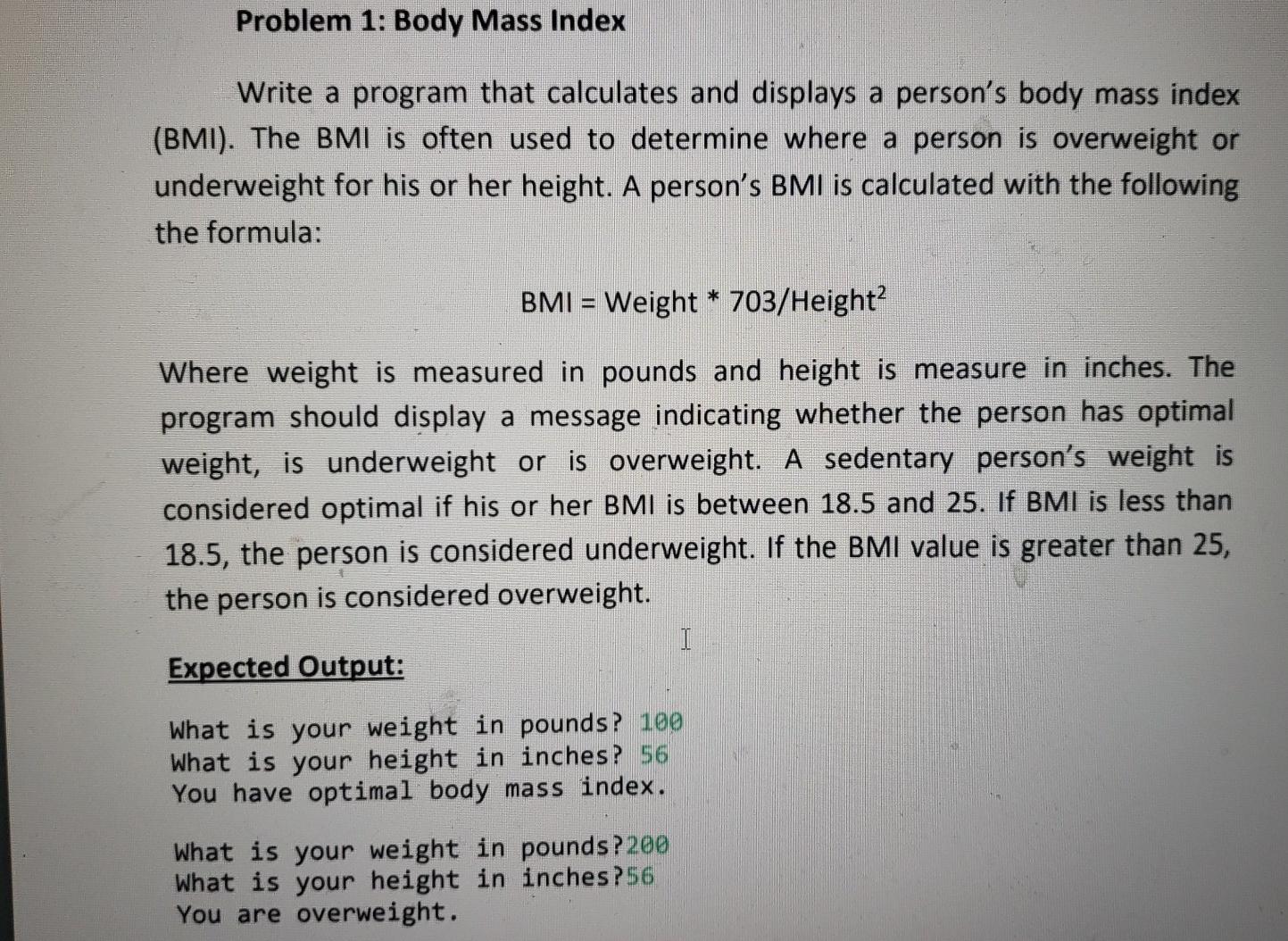  please help me solve this code.It has two expected output and