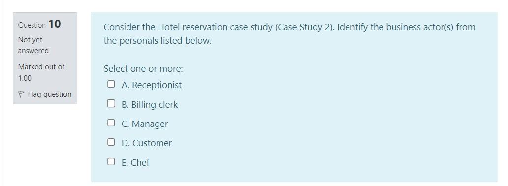 Instructions - Read the case study and asnwer question below! CASE STUDY
