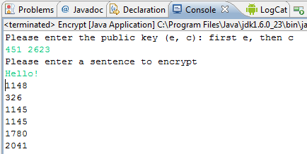 will then implement a subset of the RSA cryptosystem, which you will