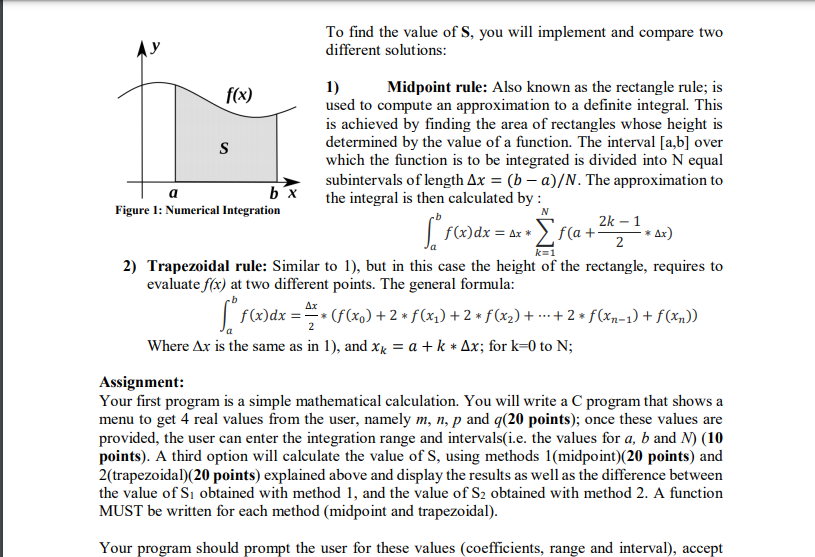 program to read the coefficients of a third-degree equation, and use a