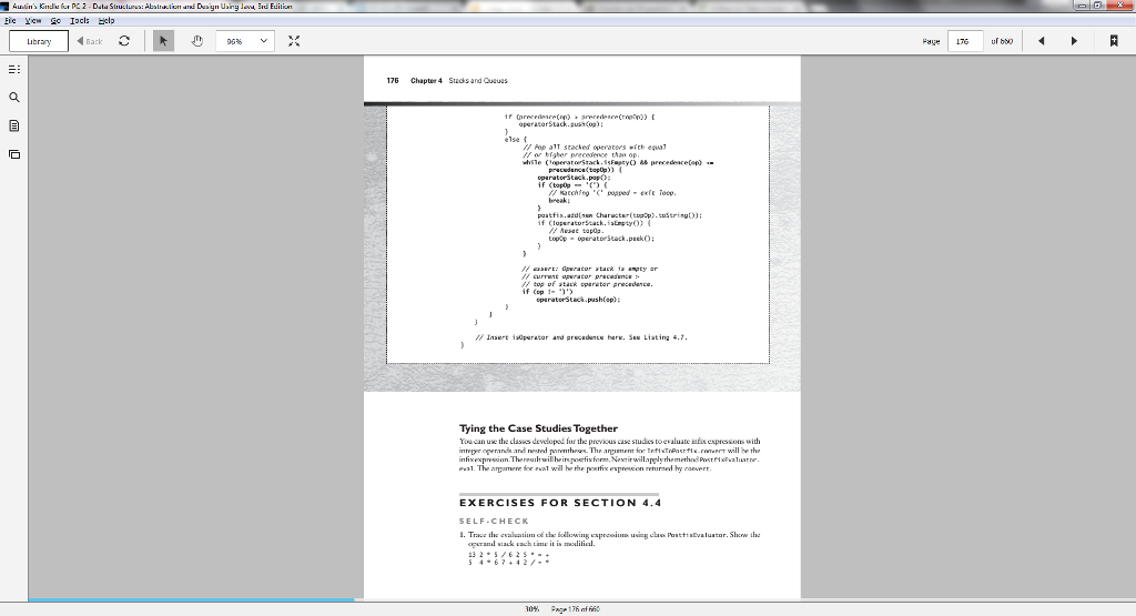 leave comments itll help a lot! thanks! Infix Postfix Consider the infix-postfix
