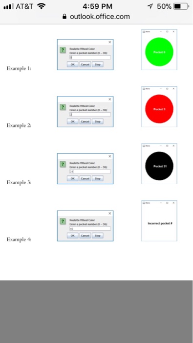  Hello there, Please make Roulette Wheel Colors program in PYTHON that