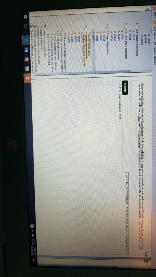  MyProgrammingLab java 7th edition 20554 20891 indicating whether a dass roster