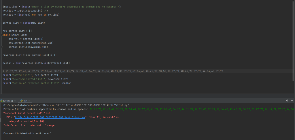 At first my code was working but it wasn't removing the value