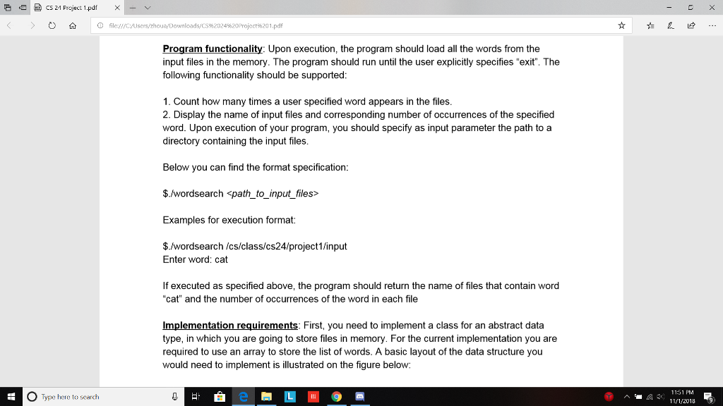 provided, and WordSeach.h, Word.cpp, and Word.h is still needed. bag.h #ifndef BAG_H