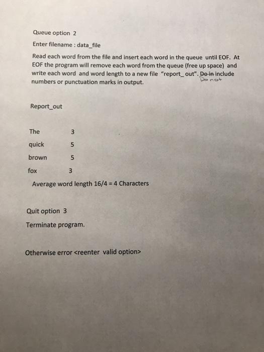 The program will be menu driven. Write a C++ program to implement