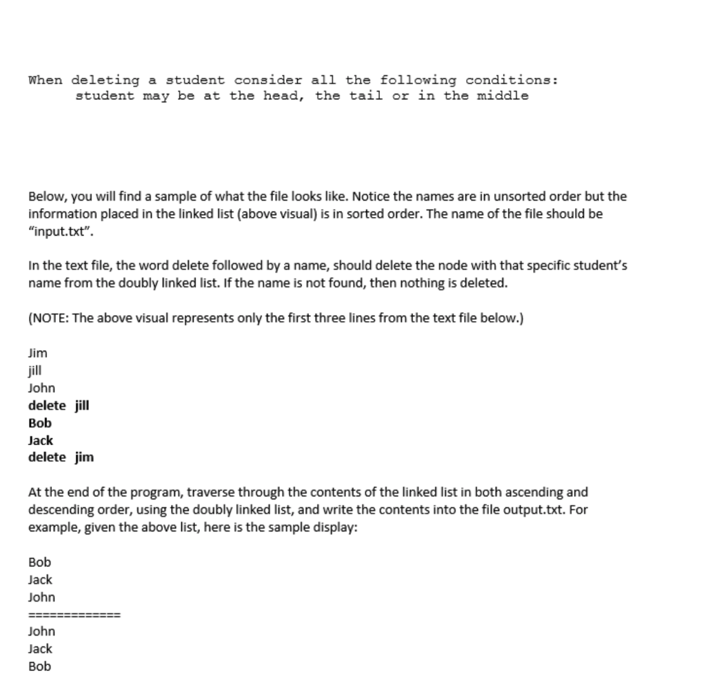 with comments to understand the process. Write a program that reads a