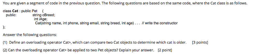 answer in c++ You are given a segment of code in the