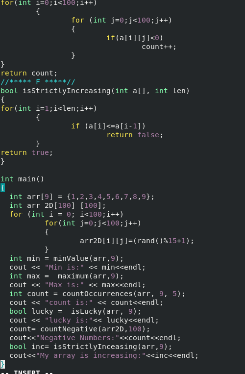 EXERCISES 1 THROUGH 6 HAVE TO BE IMPLEMENTED INTO THE TEMPLATE //You