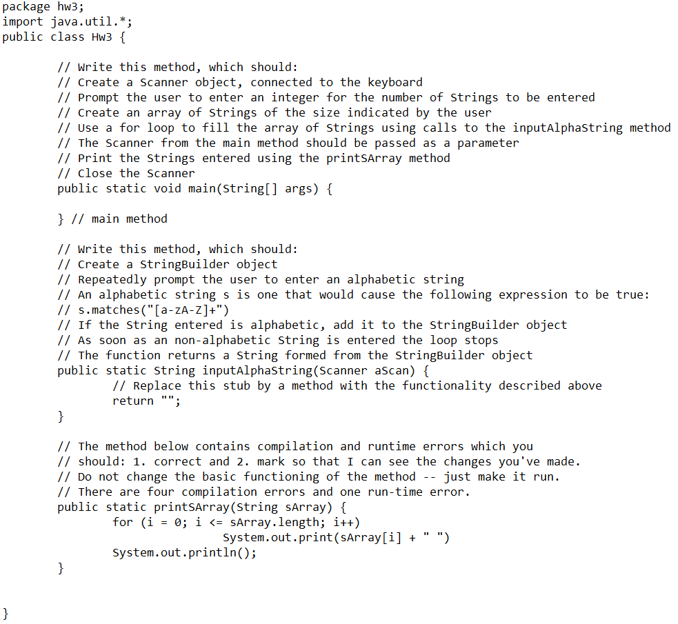 Need help with Intro to Java Programming problem: To complete the assignment,
