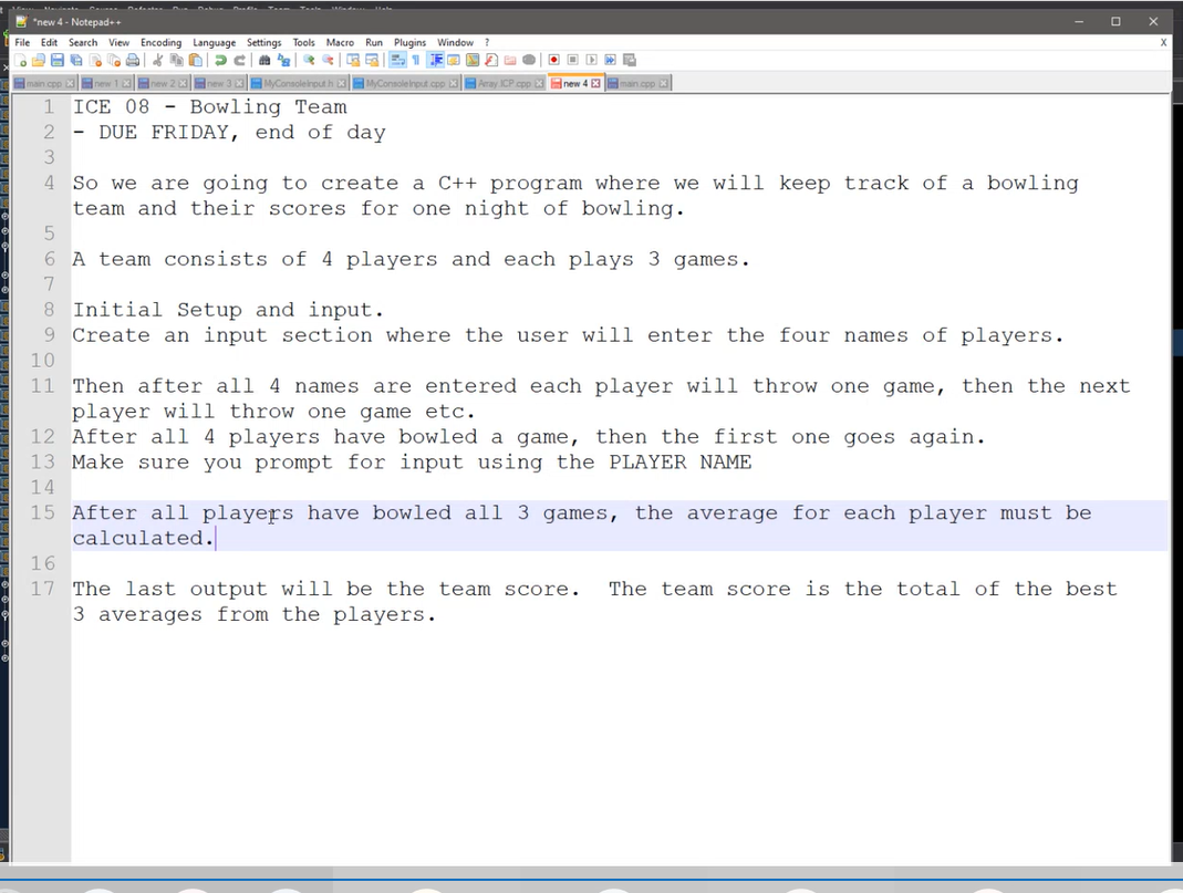 main.com new 4 - Notepad++ File Edit Search View Encoding Language