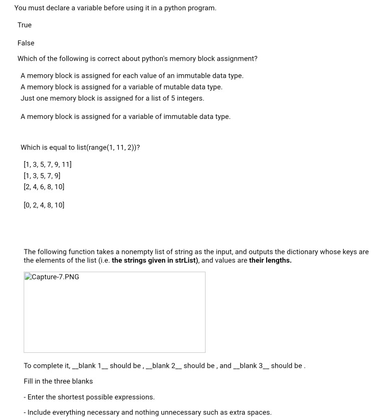  You must declare a variable before using it in a python