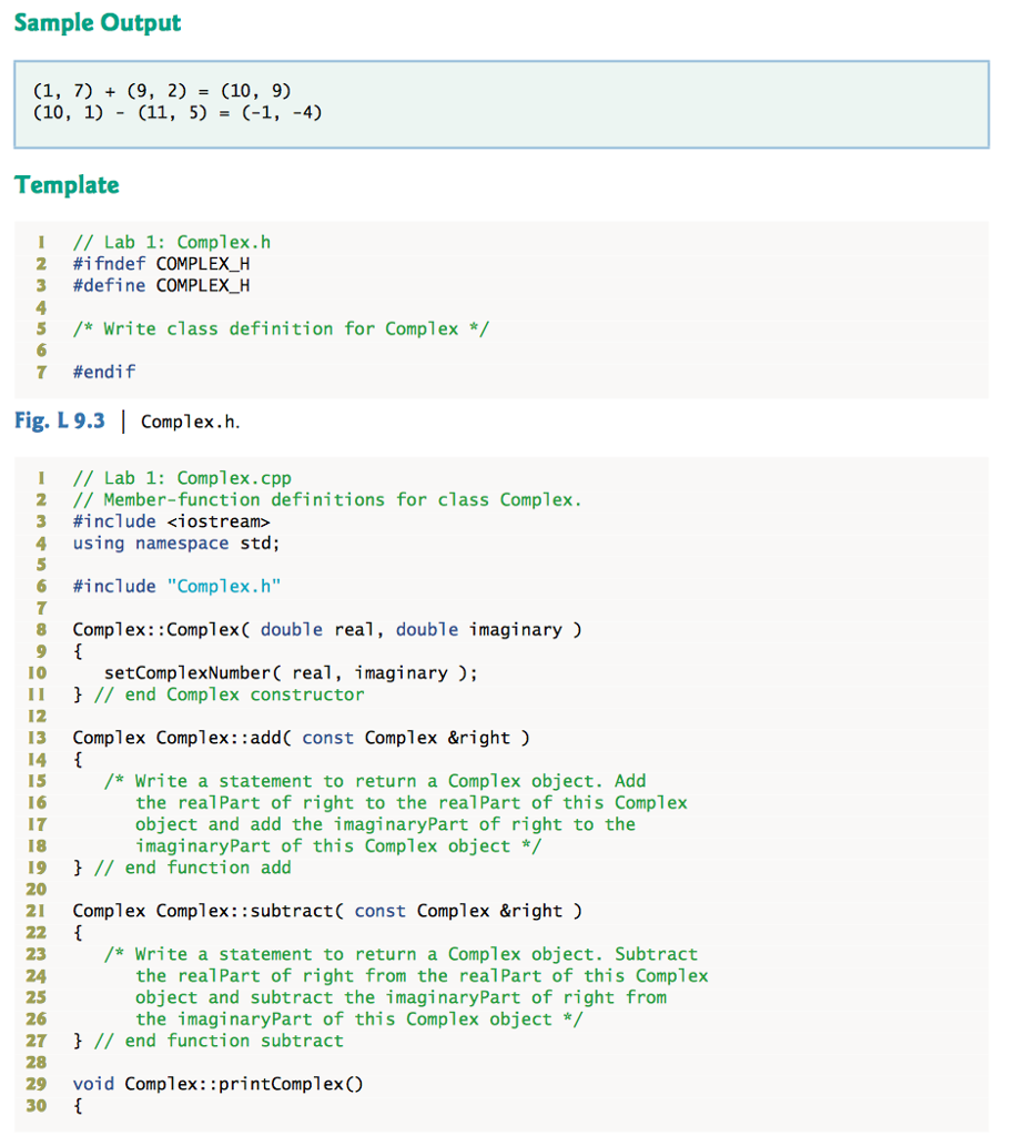 numbers have the form real Part imaginaryPart i where i is Use