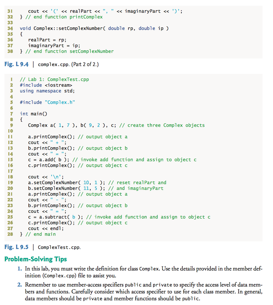 double variables to represent the private data of the class. Provide a