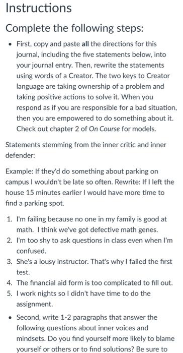  Instructions Complete the following steps: - First, copy and paste all