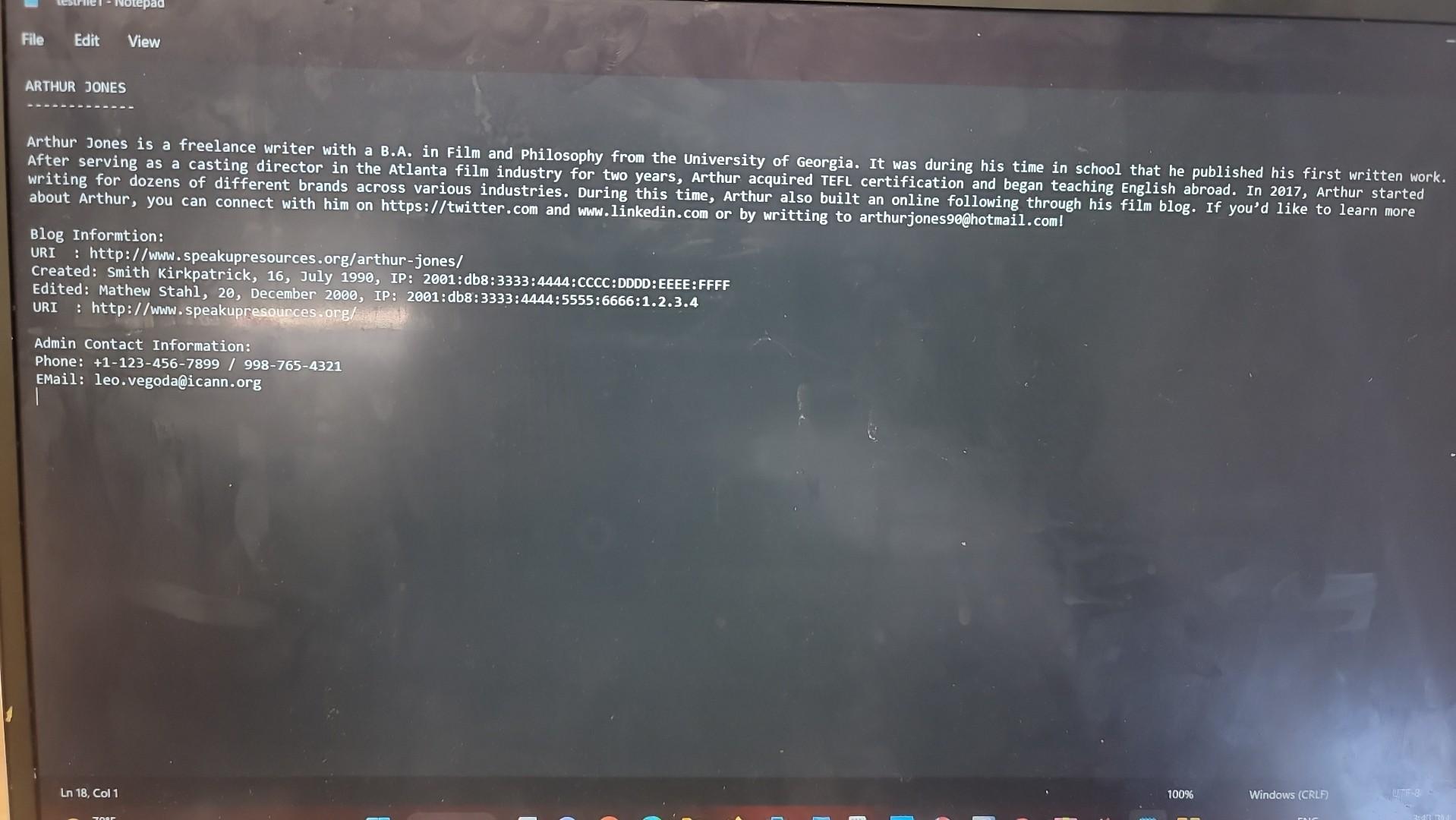 extract the content into a folder named "Assignment1". Access the 3 files