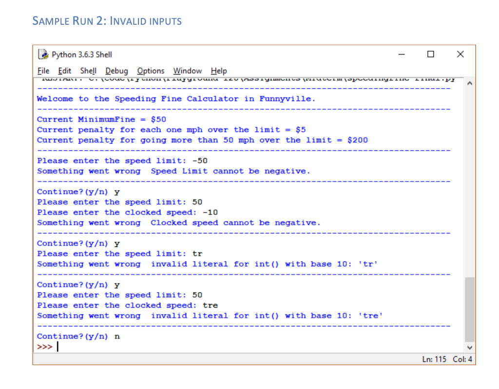penalty for each one mph over the limit = ${0}".format(SpeedingFineCalculator.penaltyPerMPH)) ## print("Current