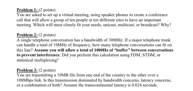 Hi I need help for these question for computers networking question You