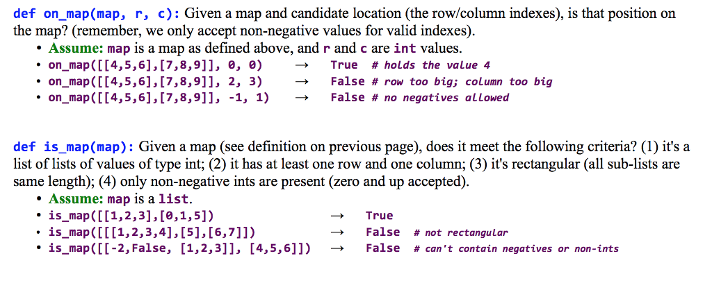 map, create and return a string that, when printed is formatted like