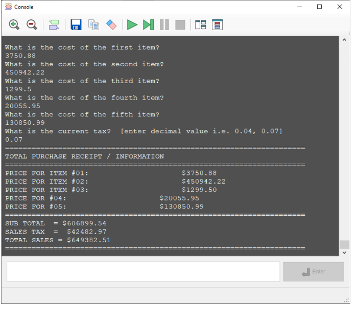  Create a flow chart using FLOWGORITHM to outline your logic to