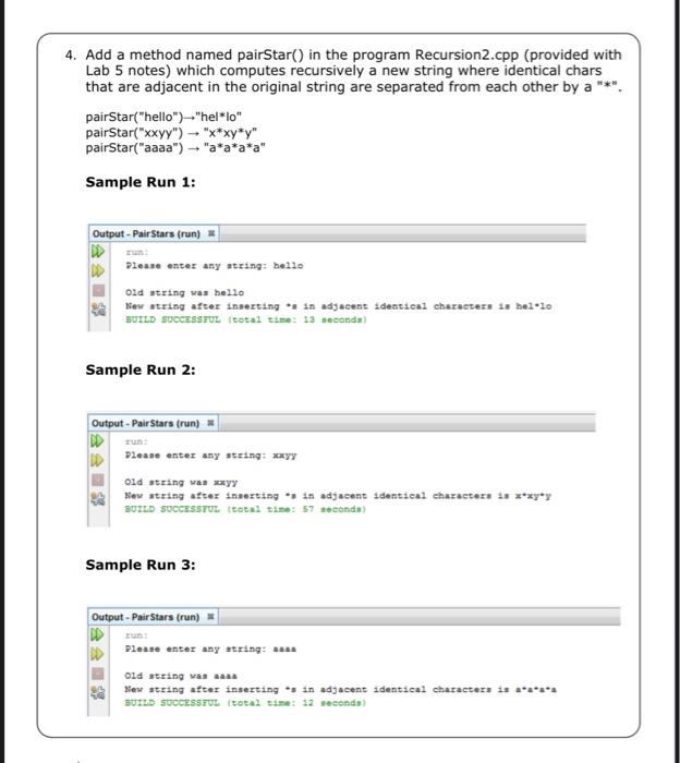 (run) * DD DD Please enter any string: BANANAS Number of a'