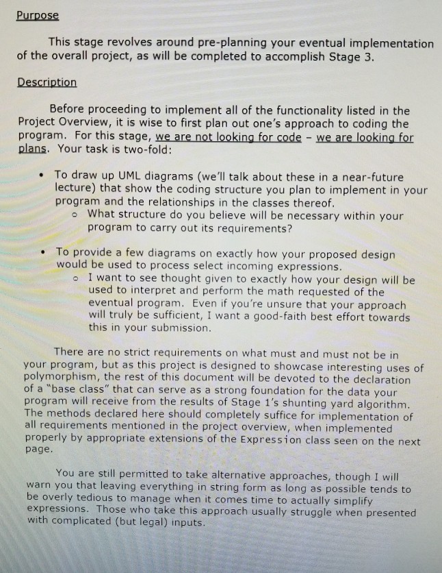 This is for c++ calculator using shunting-yard algorithm. -code example for shunting-yard