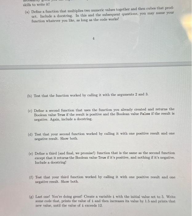 im using jupyter hub(python) urgent pls (a) Define a function that multiplies