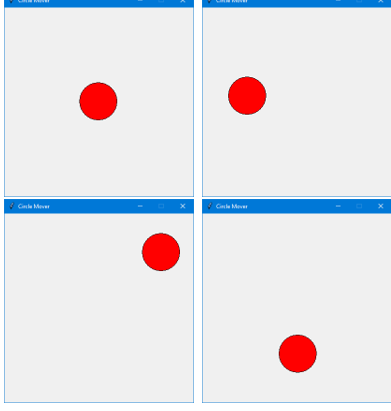 Write a function to meet this specification. on python moveTo(shape, newCenter), shape