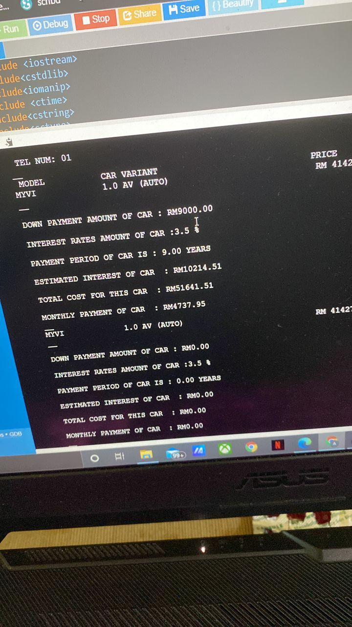 but sudden the input only apply for the first car, so how