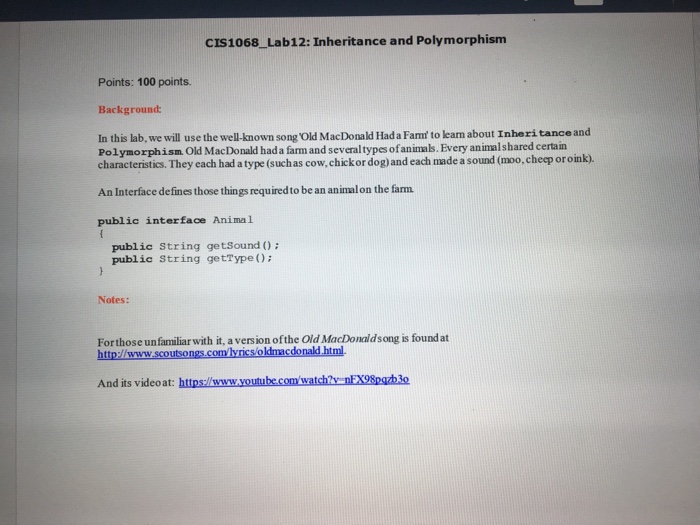  This is for the java please follow the instructions on given