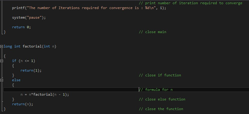fine when 0 = 1.7 it fails to run properly. . You